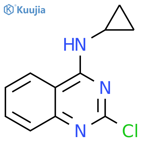 2-chloro-N-cyclopropylquinazolin-4-amine structure
