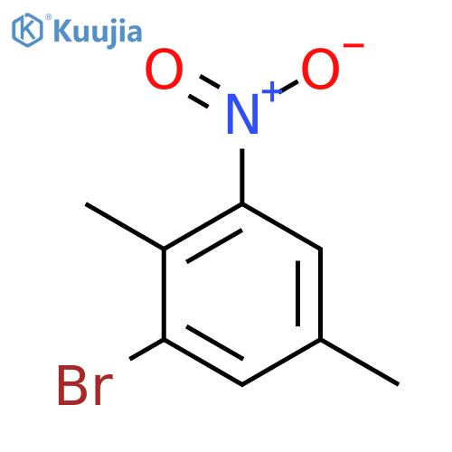 1-Bromo-2,5-dimethyl-3-nitrobenzene structure
