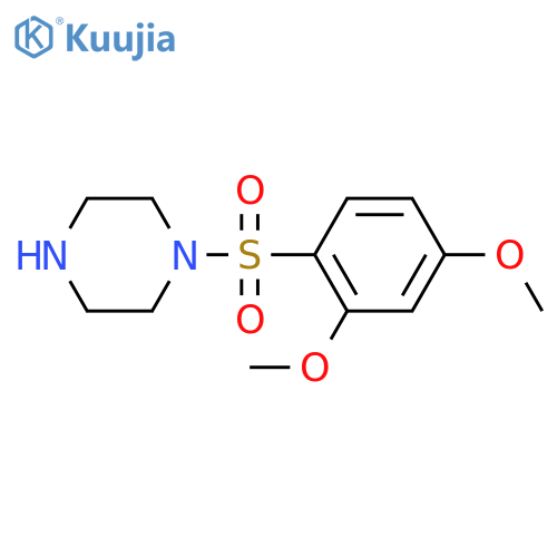1-(2,4-DIMETHOXY-BENZENESULFONYL)-PIPERAZINE structure
