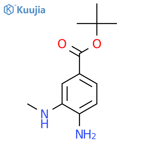 tert-butyl 4-amino-3-(methylamino)benzoate structure