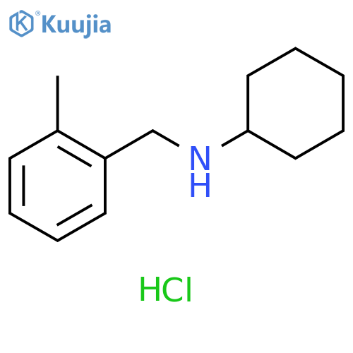 N-(2-methylbenzyl)cyclohexanamine hydrochloride structure