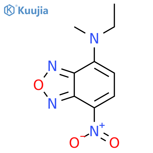 2,1,3-BENZOXADIAZOL-4-AMINE, N-ETHYL-N-METHYL-7-NITRO- structure