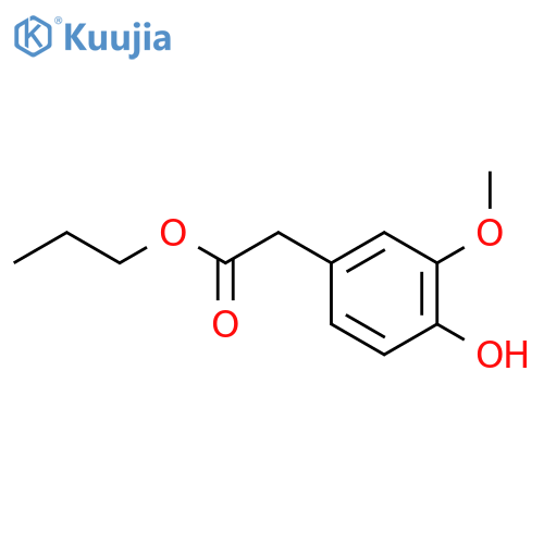 Homovanillic Acid Propyl Ester structure