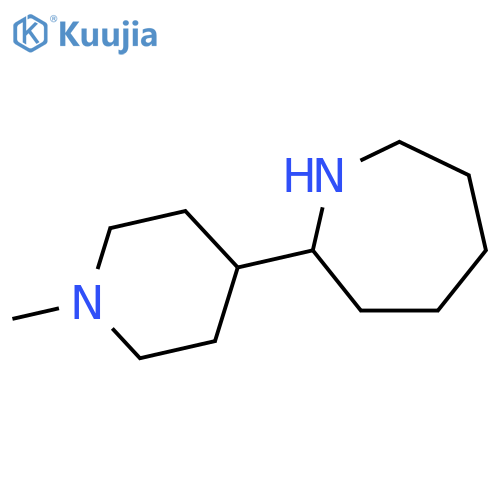 2-(1-Methyl-4-piperidinyl)azepane structure