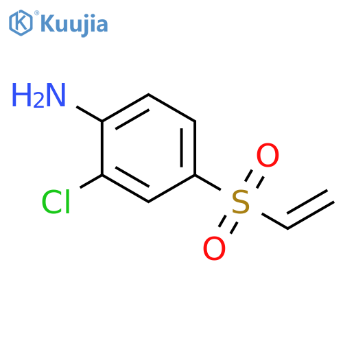 2-chloro-4-(ethenesulfonyl)aniline structure