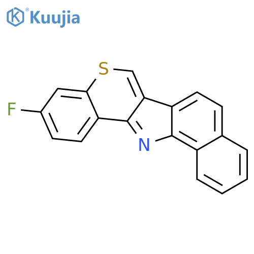 3-fluorobenzo[g]thiochromeno[4,3-b]indole structure