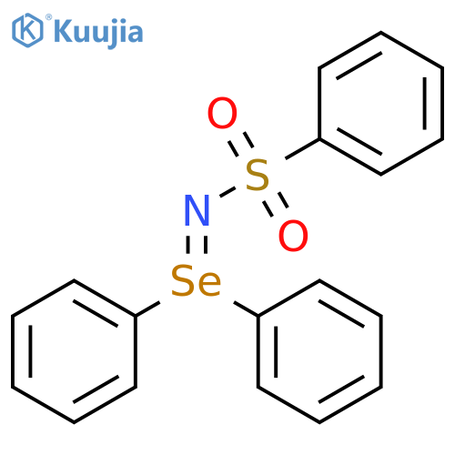 Selenilimine, Se,Se-diphenyl-N-(phenylsulfonyl)- structure