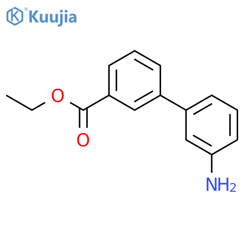 ethyl 3'-amino-1,1'-biphenyl-3-carboxylate structure