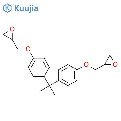2-[[4-[2-[4-(oxiran-2-ylmethoxy)phenyl]propan-2-yl]phenoxy]methyl]oxirane; prop-2-enoic acid structure