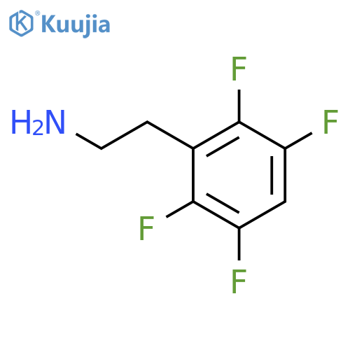 2-(2,3,5,6-tetrafluorophenyl)ethan-1-amine structure