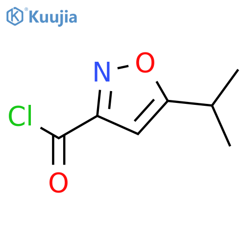 5-Isopropylisoxazole-3-carbonyl chloride structure