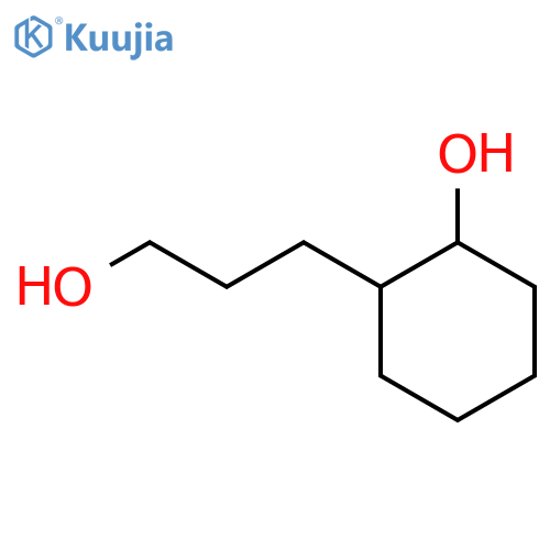 Cyclohexanepropanol, 2-hydroxy- structure