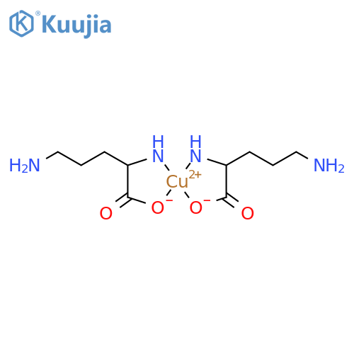 Bis(L-ornithinato-N2,O)-copper structure