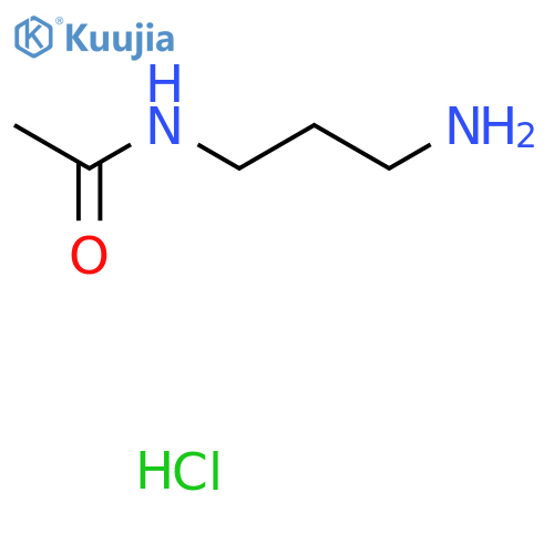 N-(3-Aminopropyl)acetamide hydrochloride structure