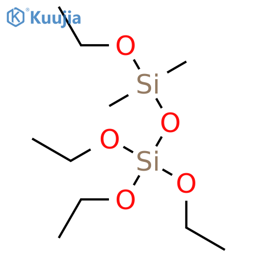 Disiloxane, 1,1,1,3-tetraethoxy-3,3-dimethyl- structure