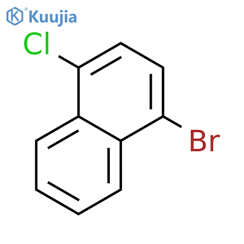1-Bromo-4-chloronaphthalene structure