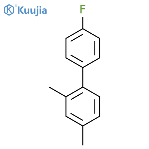 1-(4-Fluorophenyl)-2,4-dimethylbenzene structure
