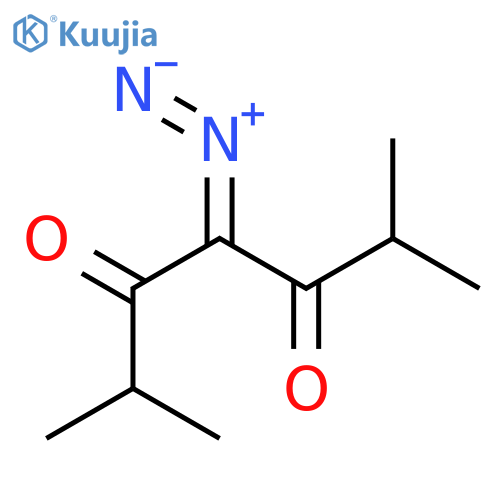 3,5-Heptanedione, 4-diazo-2,6-dimethyl- structure