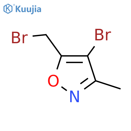 4-Bromo-5-(bromomethyl)-3-methylisoxazole structure