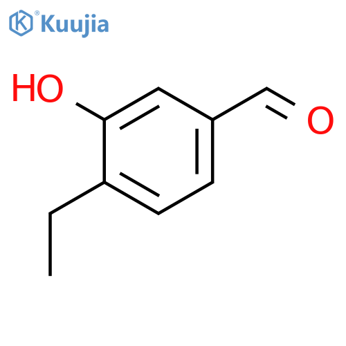 4-Ethyl-3-hydroxybenzaldehyde structure
