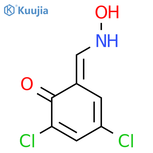 2,4-dichloro-6-[(hydroxyamino)methylidene]cyclohexa-2,4-dien-1-one structure