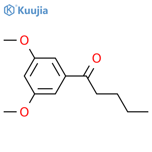1-(3,5-dimethoxyphenyl)pentan-1-one structure