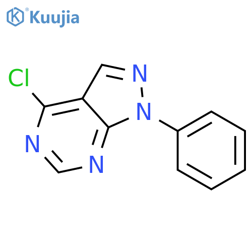 4-Chloro-1-phenyl-1H-pyrazolo[3,4-d]pyrimidine structure