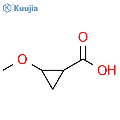 2-methoxycyclopropane-1-carboxylic acid structure