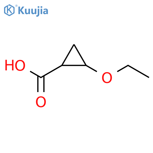 2-ethoxycyclopropane-1-carboxylic acid structure