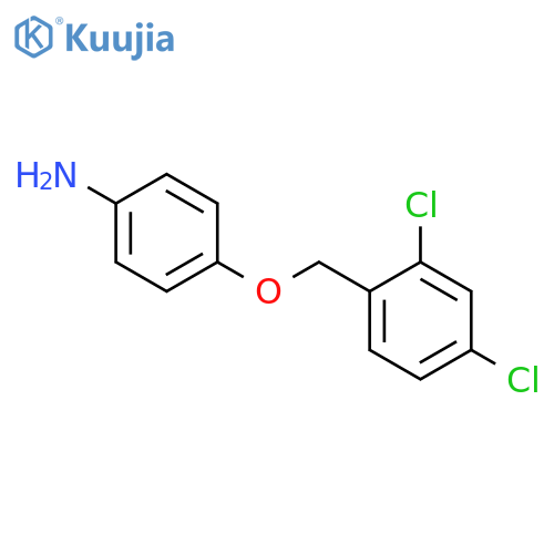 4-(2,4-dichlorophenyl)methoxyaniline structure