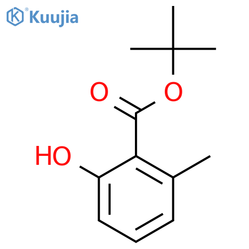 Tert-butyl 2-hydroxy-6-methylbenzoate structure