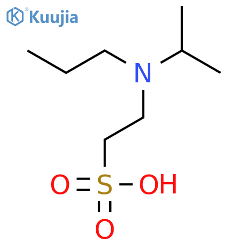 Ethanesulfonic acid, 2-[(1-methylethyl)propylamino]- structure