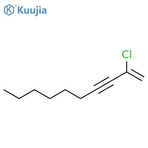 1-Decen-3-yne, 2-chloro- structure