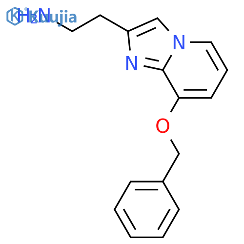2-8-(benzyloxy)imidazo1,2-apyridin-2-ylethan-1-amine structure