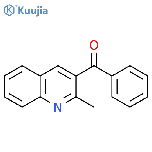 Methanone, (2-methyl-3-quinolinyl)phenyl- structure
