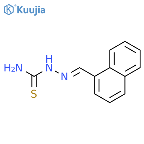 [(e)-naphthalen-1-ylmethylideneamino]thiourea structure