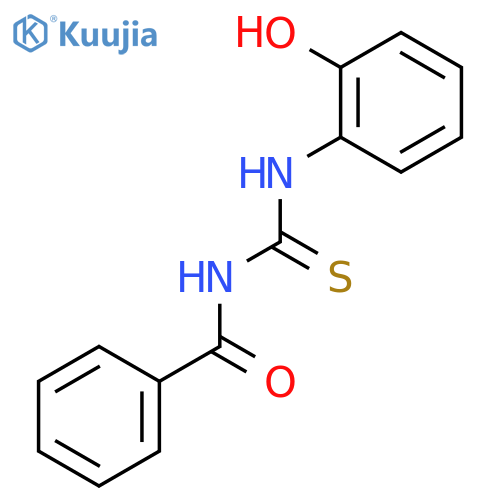 1-Benzoyl-3-(2-hydroxyphenyl)thiourea structure