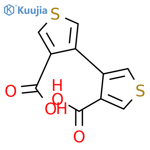 [3,3'-BITHIOPHENE]-4,4'-DICARBOXYLIC ACID structure