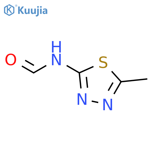 N-(5-methyl-1,3,4-thiadiazol-2-yl)formamide structure