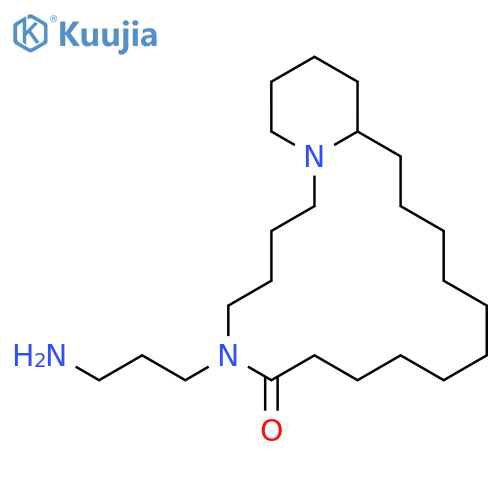 (21aR)-10-(3-aminopropyl)octadecahydro-2H-pyrido[1,2-f][1,6]diazacyclooctadecin-11(6H)-one structure