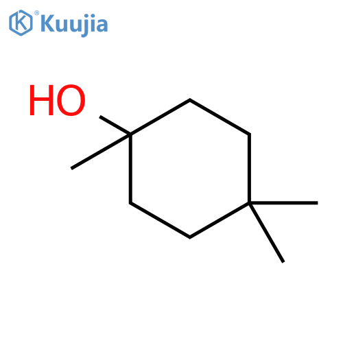 1,4,4-trimethylcyclohexan-1-ol structure