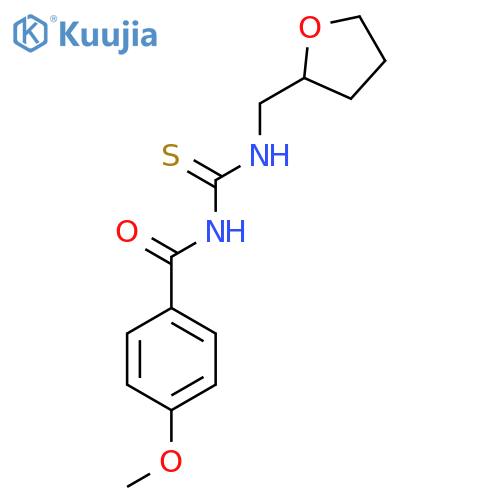 1-(4-Methoxybenzoyl)-3-[(oxolan-2-yl)methyl]thiourea structure