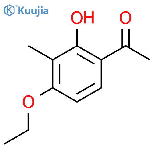 1-(4-ethoxy-2-hydroxy-3-methylphenyl)ethanone structure