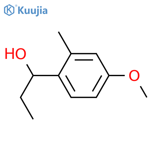 1-(4-methoxy-2-methylphenyl)propan-1-ol structure
