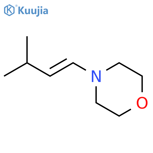 Morpholine,4-(3-methyl-1-buten-1-yl)- structure
