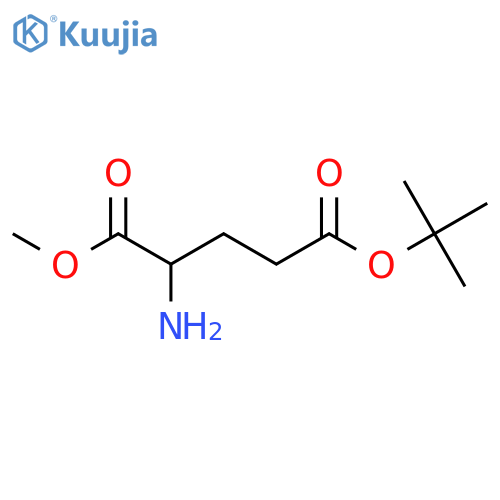 5-tert-butyl 1-methyl (2S)-2-aminopentanedioate structure