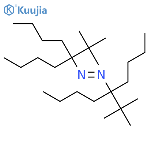 Diazene, bis[1-butyl-1-(1,1-dimethylethyl)pentyl]- structure