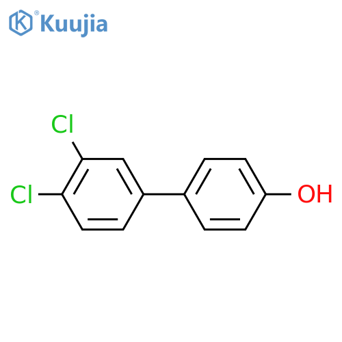 3',4'-dichlorobiphenyl-4-ol structure