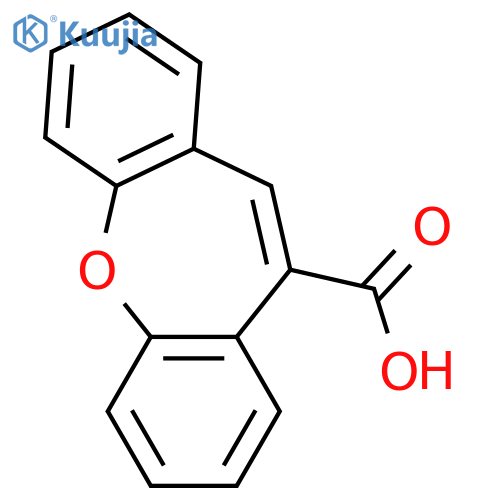 Dibenzo[b,f]oxepine-10-carboxylic acid structure