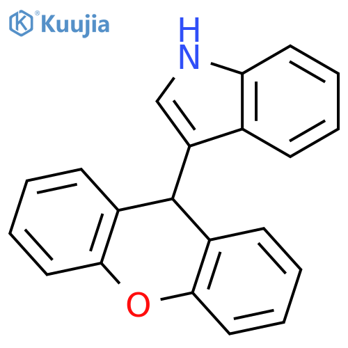 3-(9H-Xanthen-9-yl)-1H-indole structure